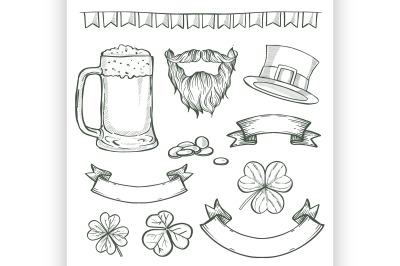 Sketch set for Saint Patricks Day