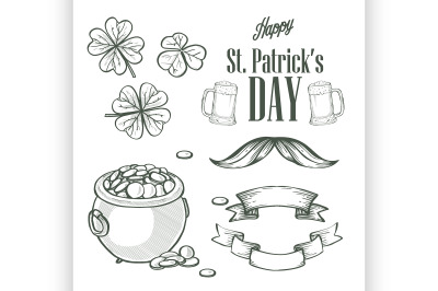 Sketch set for Saint Patricks Day