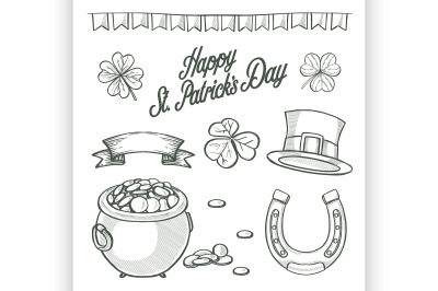 Sketch set for Saint Patricks Day