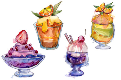 Dessert Watercolor png