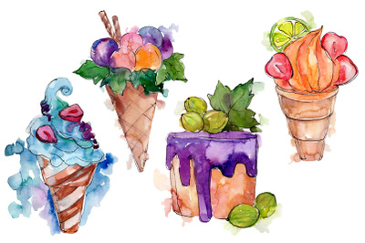 Fruit Dissert Watercolor png