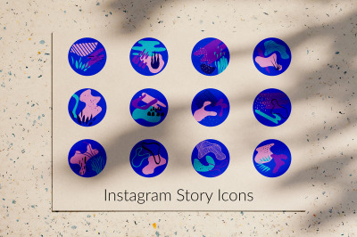 Modern Instagram Story Icons