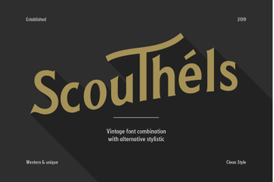 Scouthels Typeface - Clean Sans Font