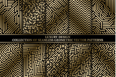 Luxury striped geometric patterns