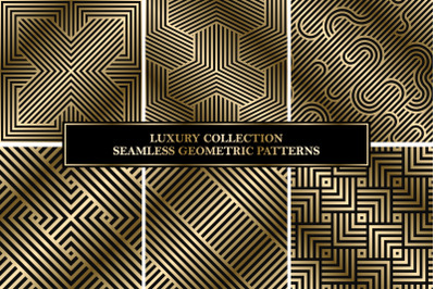 Luxury seamless striped patterns