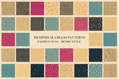 Trendy seamless abstract patterns