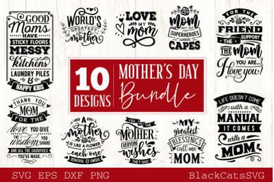 Mother&#039;s Day SVG bundle 10 designs Mother&#039;s Day SVG