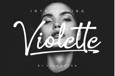 Violette // Luxury Hand Lettering Font