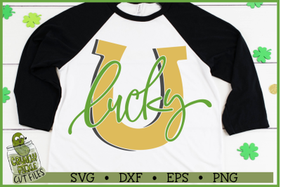 Lucky U St Patrick&#039;s Day SVG