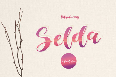 Selda Script Font Duo