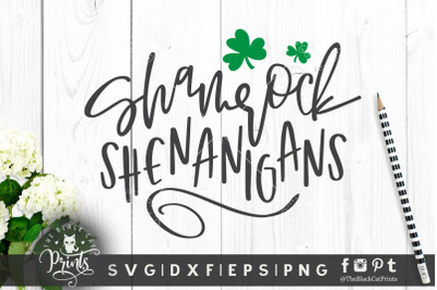 Shamrock Shenanigans SVG DXF EPS PNG