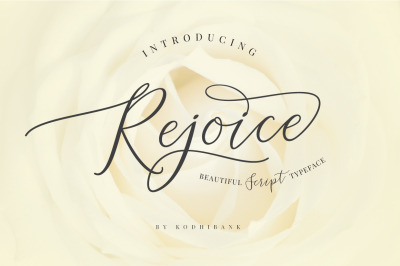 Rejoice Typeface