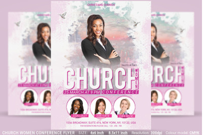 Church Women Conference Flyer Poster