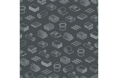 Building and contruction materials seamless pattern design