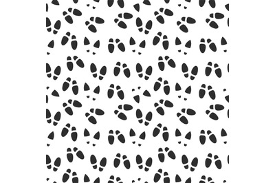 Grey footsteps seamless pattern design