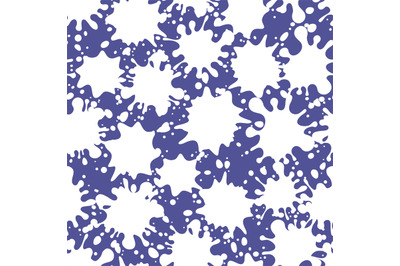 Milk blots with splashes drops seamless pattern