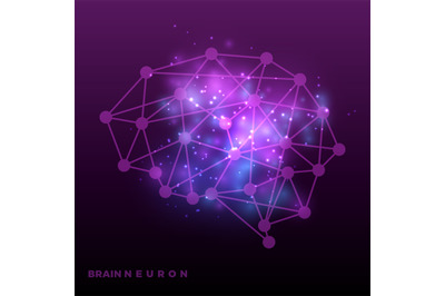 Abstract brain neural network and universe bakground