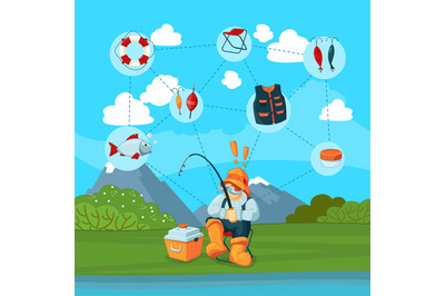 400 3530087 9wtuuli9gq19q3y0iwmdbjzj1beqy3apuk3mzr0i vector illustration with fisherman and cartoon fishing
