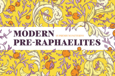 Modern Pre-Raphaelites patterns