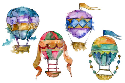 Balloons Watercolor png