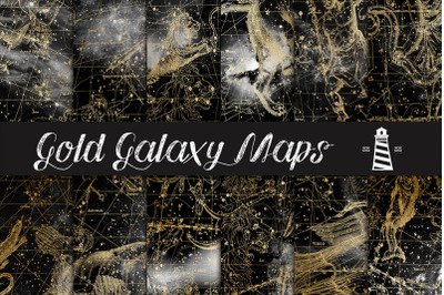 Gold Galaxy Maps