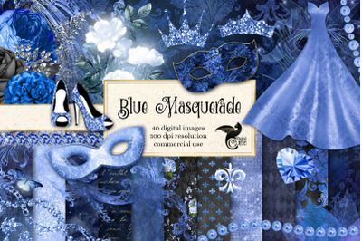 Blue Masquerade Graphics