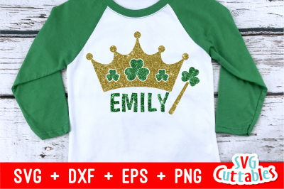 Princess Crown | St. Patrick&amp;&23;039;s Day Cut File