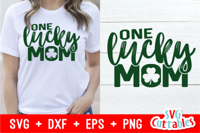 One Lucky Mom | St. Patrick&#039;s Day Cut File