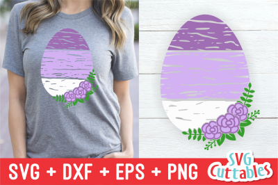 Distressed Easter Egg | Cut File