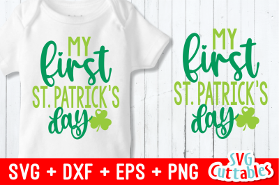 My First St. Patrick&#039;s Day | Cut File