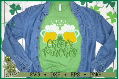 Cheers Pinches St. Patrick&#039;s Day SVG File