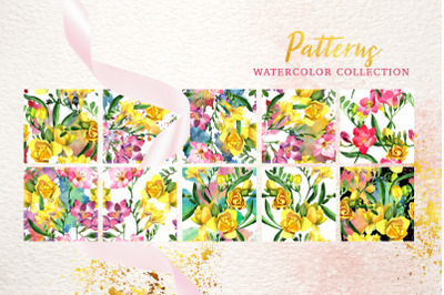 Floral Design collection watercolor png