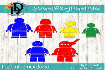 Minifigure SVG Personalized Minifigure SVG, Ninja svg, digital downloa