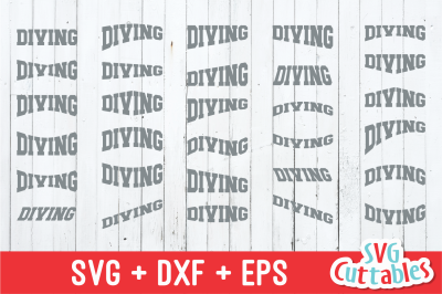 Diving Layouts | Cut File