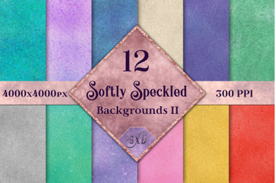 Softly Speckled Backgrounds II - 12 Image Set