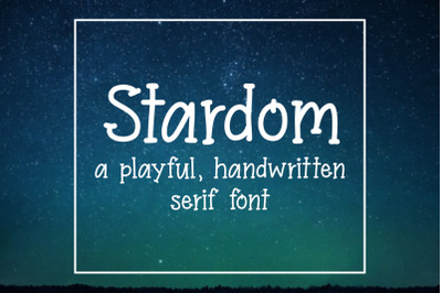 Stardom Handwritten Font