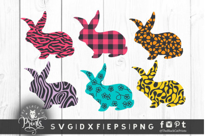 Easter Bunny clipart SVG DXF EPS PNG