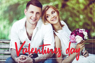 Valentines Day Mobile &amp; Desktop Lightroom Presets