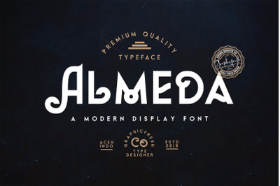 Almeda // A Modern Vintage Font