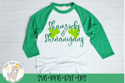 Shamrocks &amp; Shenanigans SVG Cut File