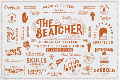 The Beatcher Typeface (Extras)