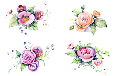 Exotic bouquet &nbsp;Watercolor png