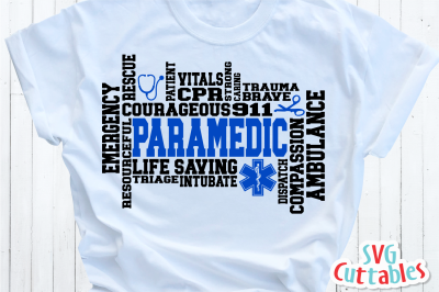 Paramedic Word Art | Cut File