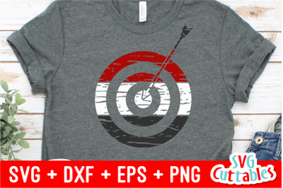 Distressed Target | Archery Cut File