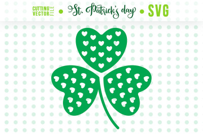 Clover SVG - St. Patrick&#039;s Day Vector