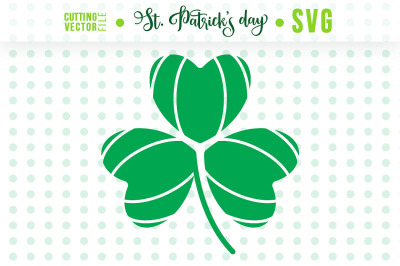 Shamrock SVG - St. Patrick&#039;s Day Vector
