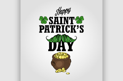 Sticker for Saint Patricks Day