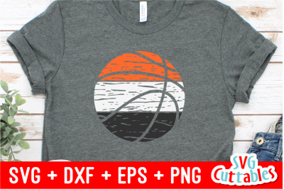 Distressed Basketball | Cut File