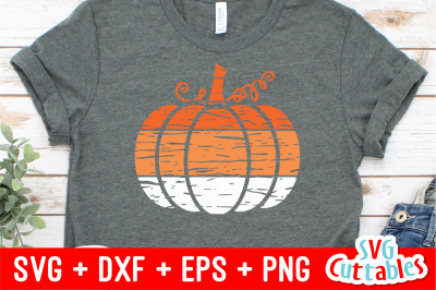 Distressed Pumpkin | Cut File