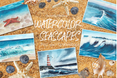 Watercolor  seascapes
